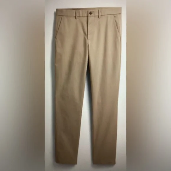 GAP NWT 29 X 30 Slim Fit Men's Khaki Chinos 90+ cotton - Picture 2 of 9